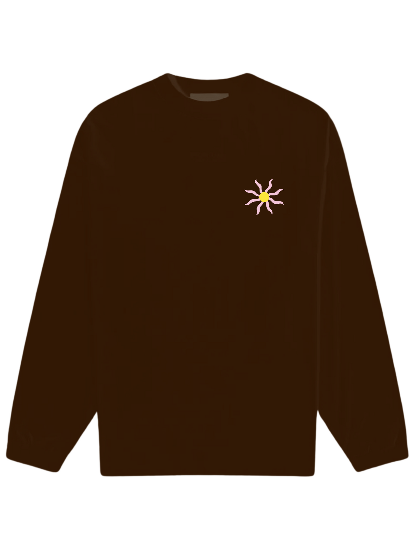 Solace T-Shirt Manga Larga Chocolate