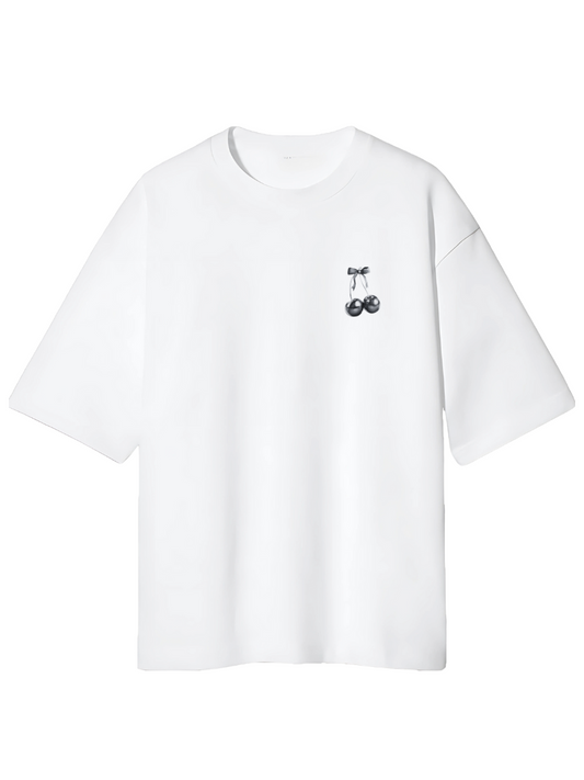 Cherry Tshirt - White