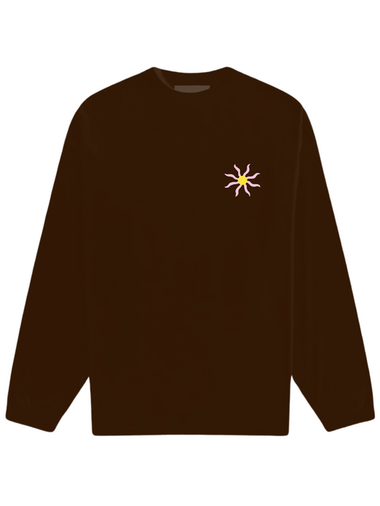 Solace T-Shirt Manga Larga Chocolate